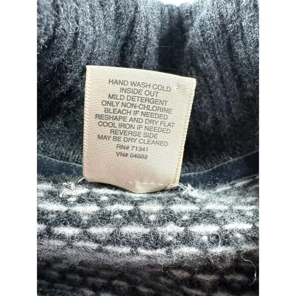 L.L. Bean Lambswool Womens Cardigan Size XL Vintage Cottagecore Grandmacore - Picture 6 of 7